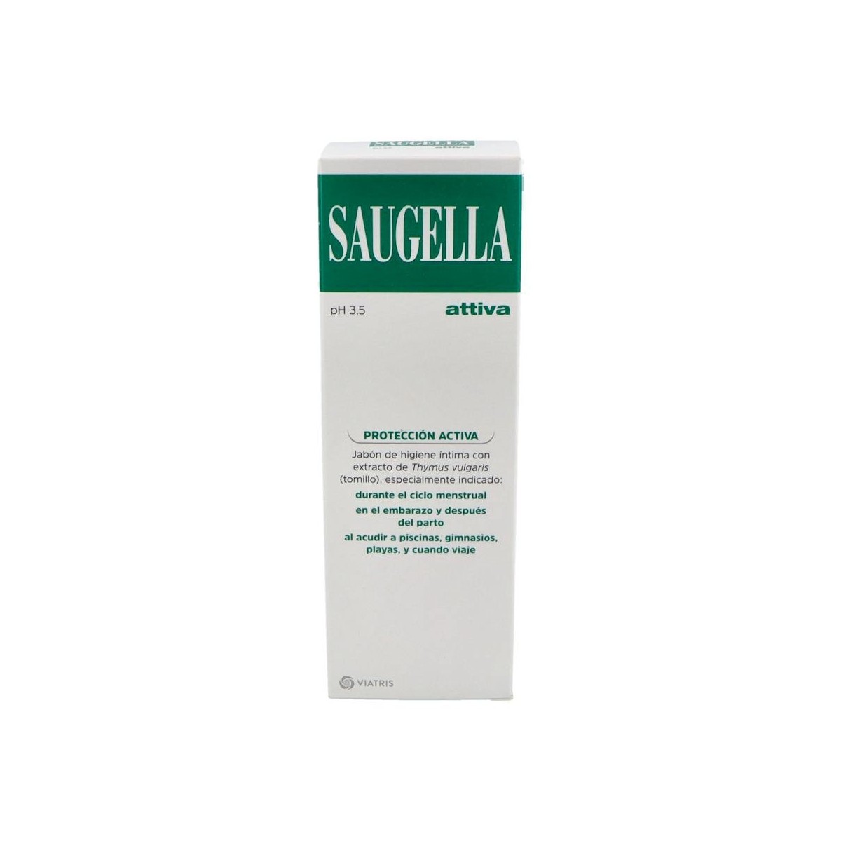Saugella Attiva J. Íntimo Ext.Tomillo 250 Ml Verde