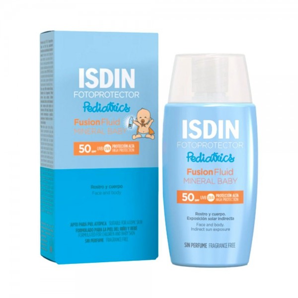 Fotoprot Isdin Fps 50+ Fusion Fluid Mineral Pediat 50 Ml