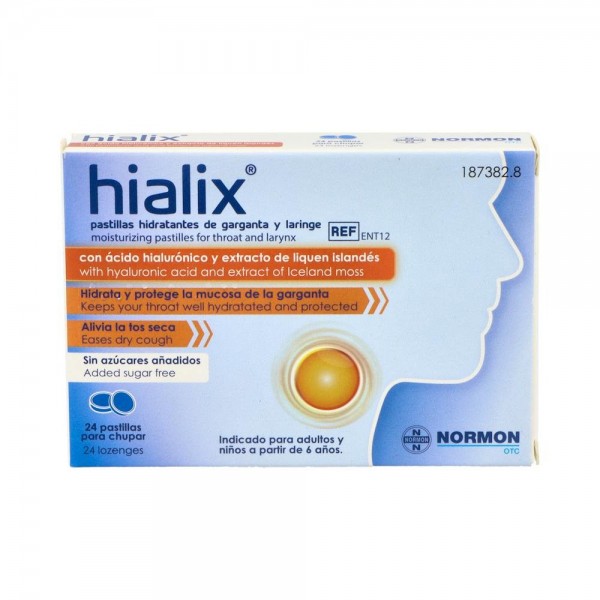 Hialix 24 Pastillas Para Chupar