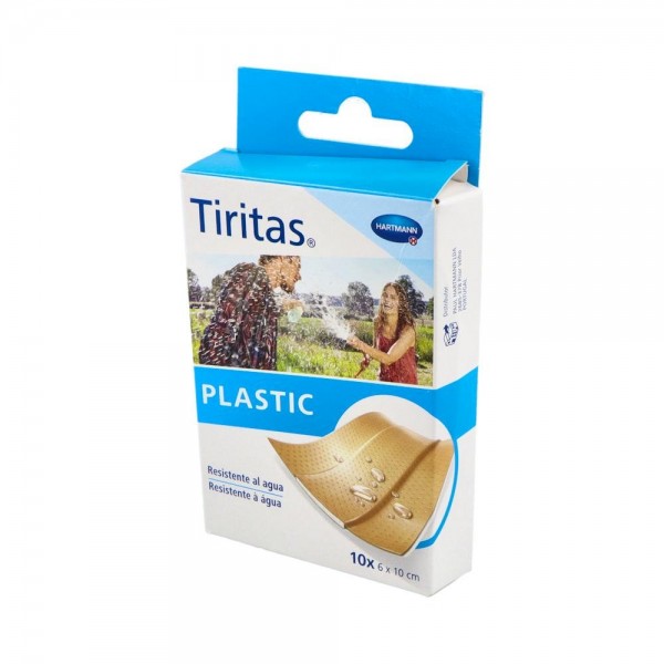 Tiritas Plastic 6x10cm 10 uds