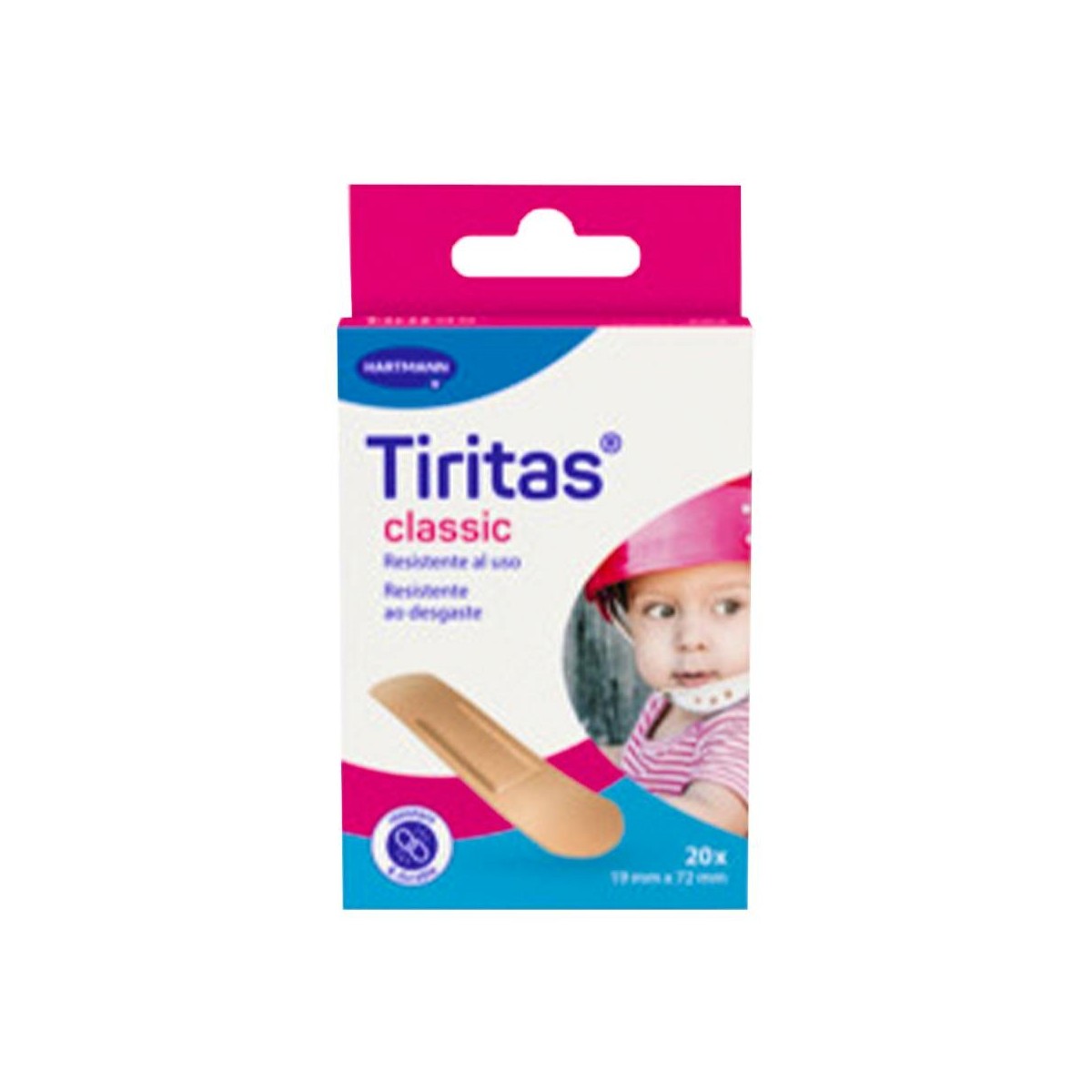 Tiritas Classic 19x72mm 20 uds