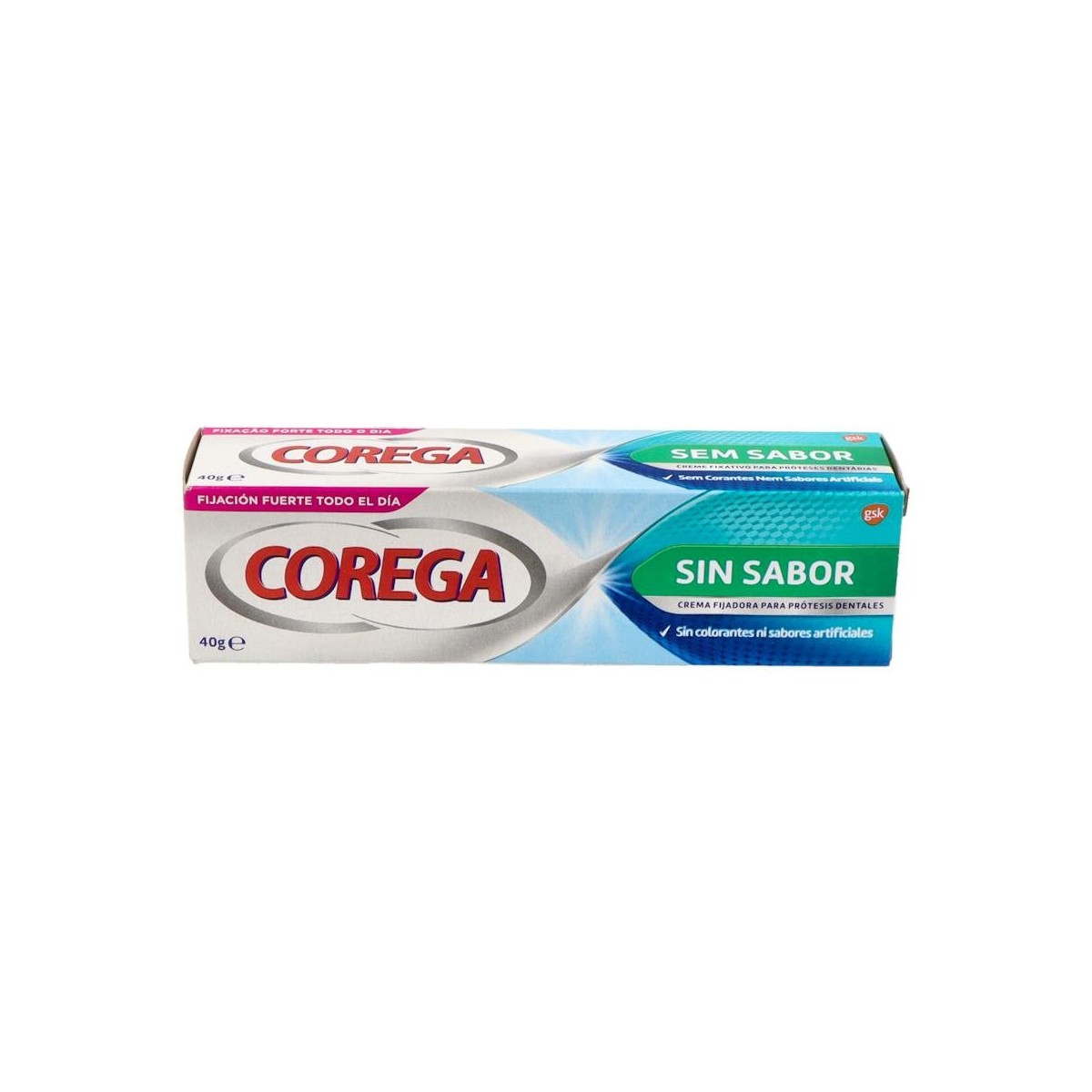 Corega Extra Fuerte Sin Sabor 40 Ml