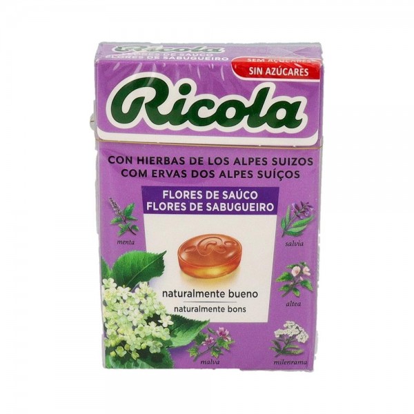Ricola Caram S/A Flor Sauco 50 G