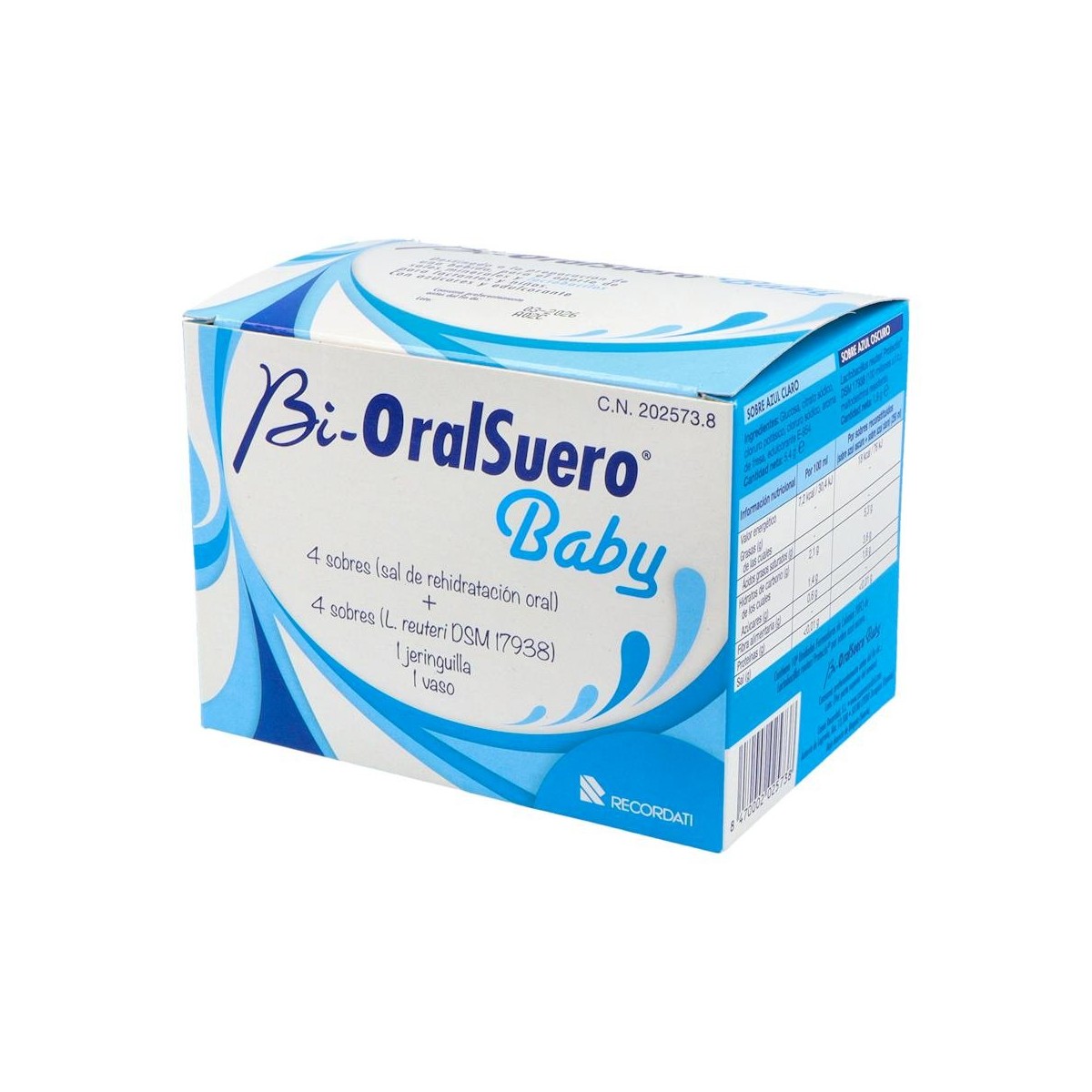 Bioralsuero Baby 4+4 Sobres + Vaso Dosificador...