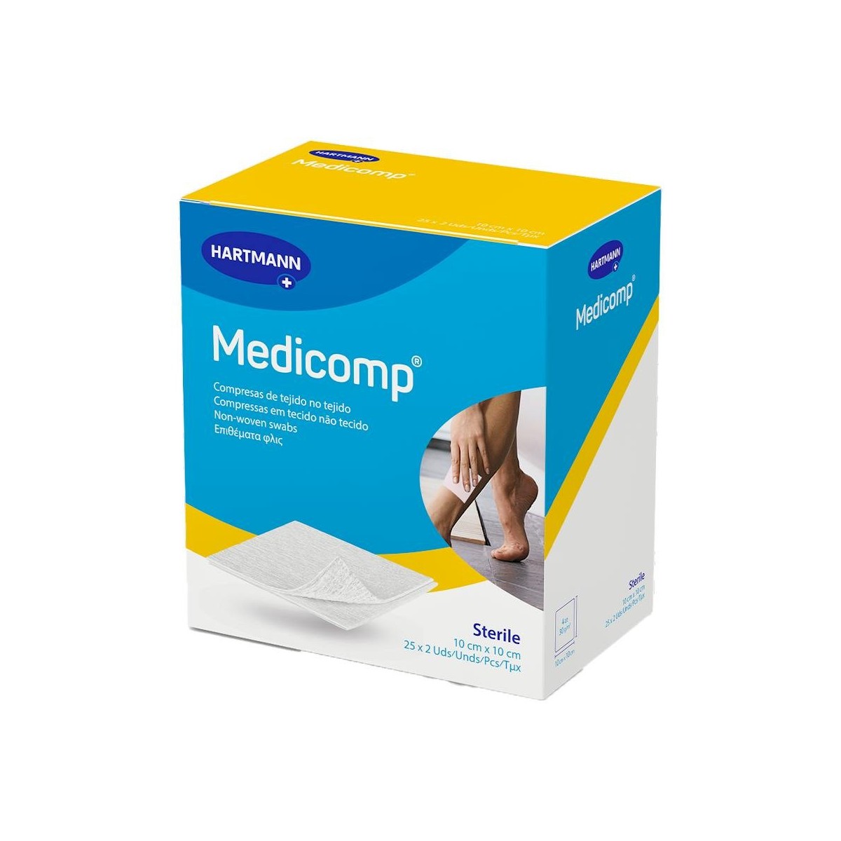 Medicomp gasa estéril 10x10cm 50 uds.
