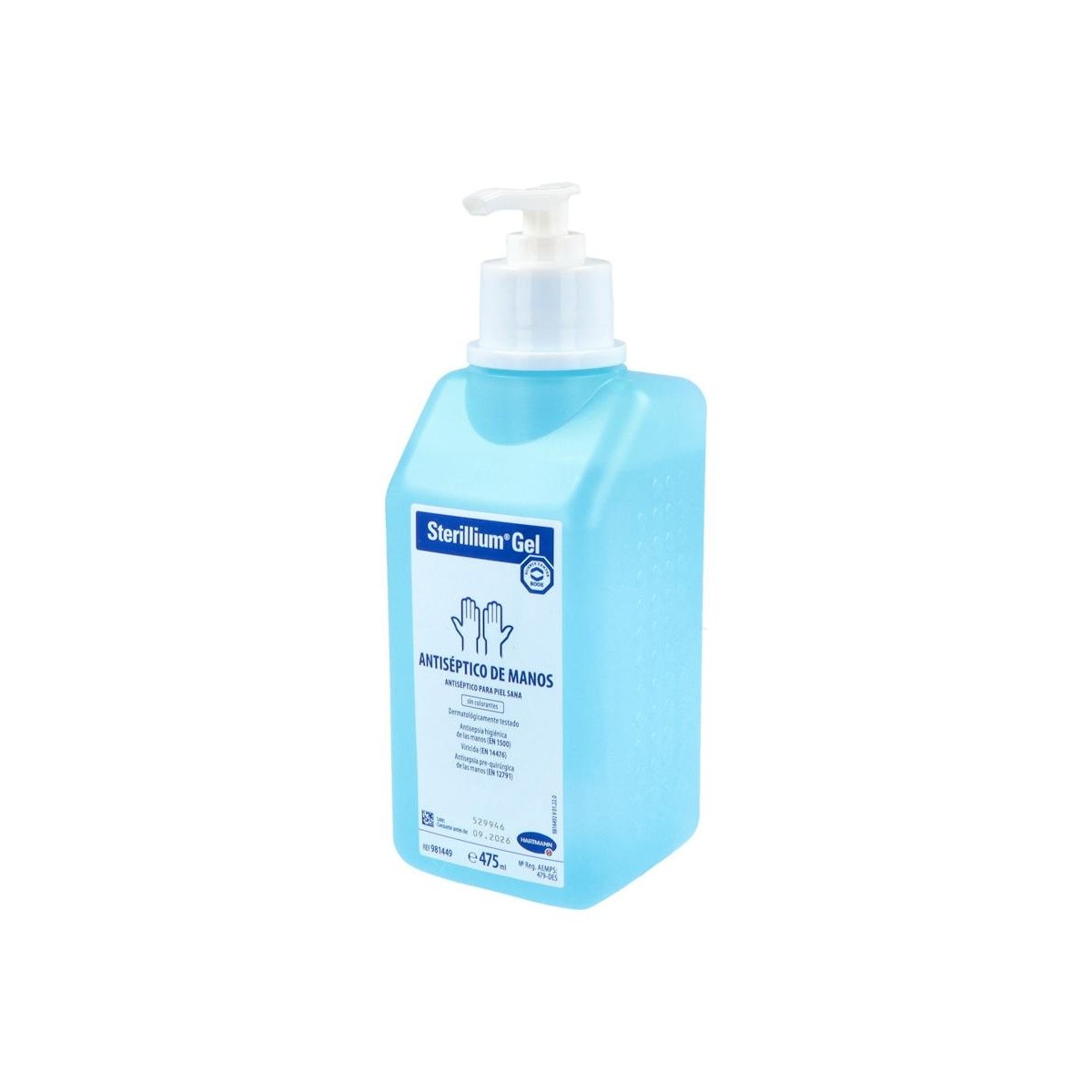 Sterillium Gel 475 ml (con valvula) Caja de 6 uds.
