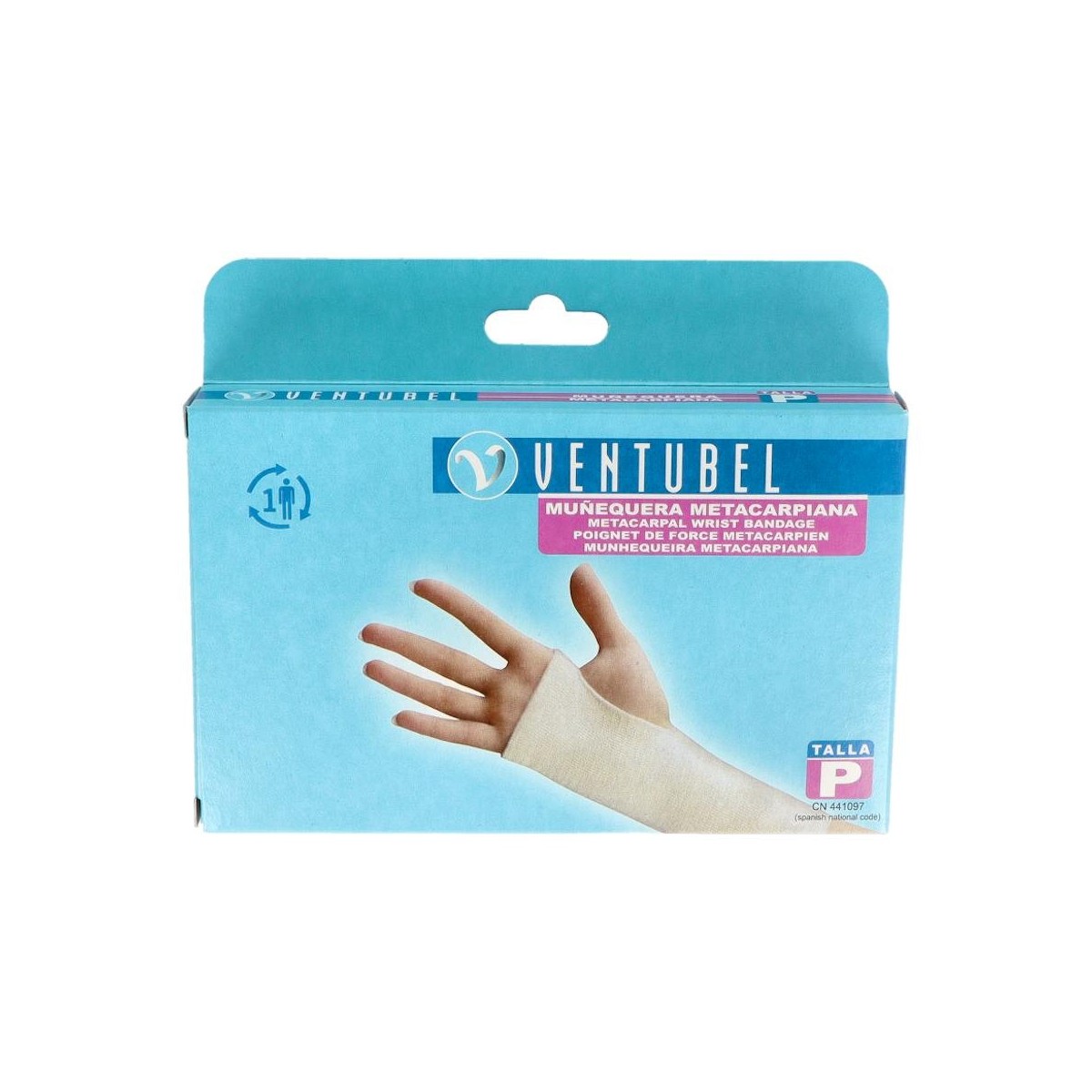 Muñequera Ventubel Metacarpiana 13-17 Cm N1