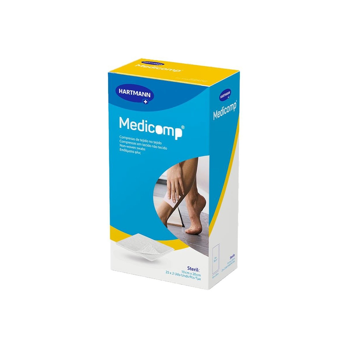 Medicomp gasa estéril 10x20cm 50 uds.