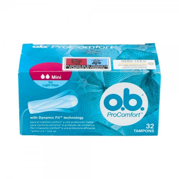 Tampon Ob Dig Mini Procomf 32 Unid