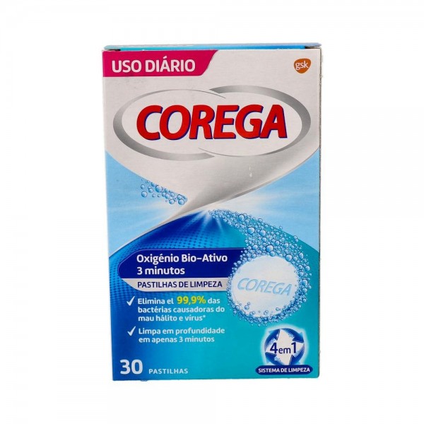 Corega Oxigeno Activo 30 Tabs