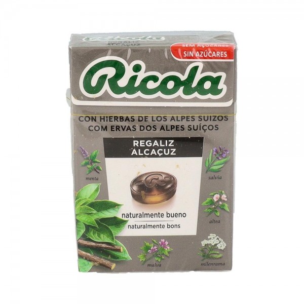 Ricola Caram S/A Regaliz 50 G