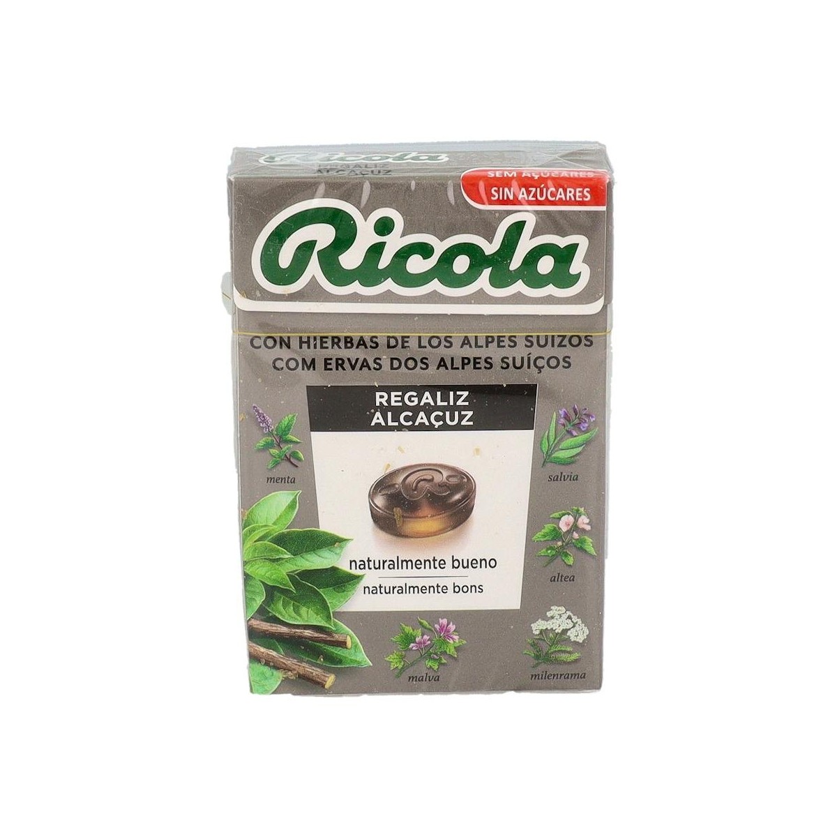 Ricola Caram S/A Regaliz 50 G