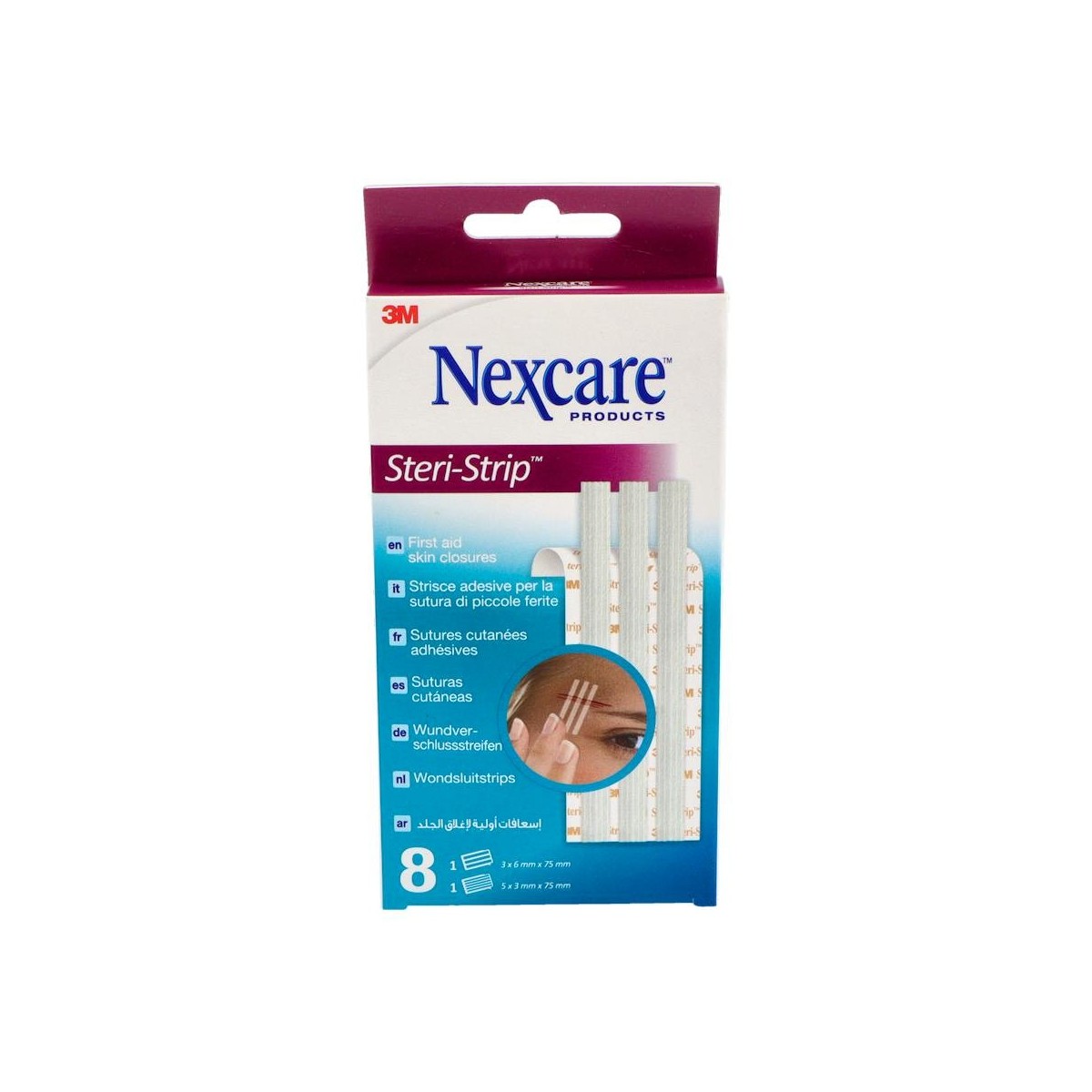 Nexcare Steri Strip 2U 6X75Mm + 5U 3X75Mm