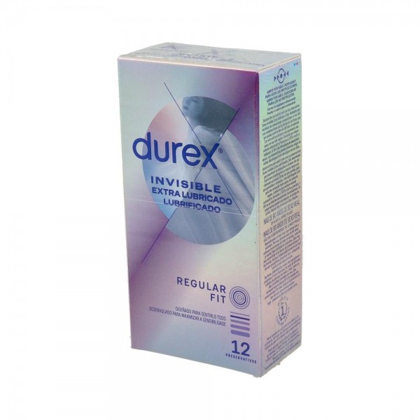 Durex Invisible Extra Lubricado 12 Ud