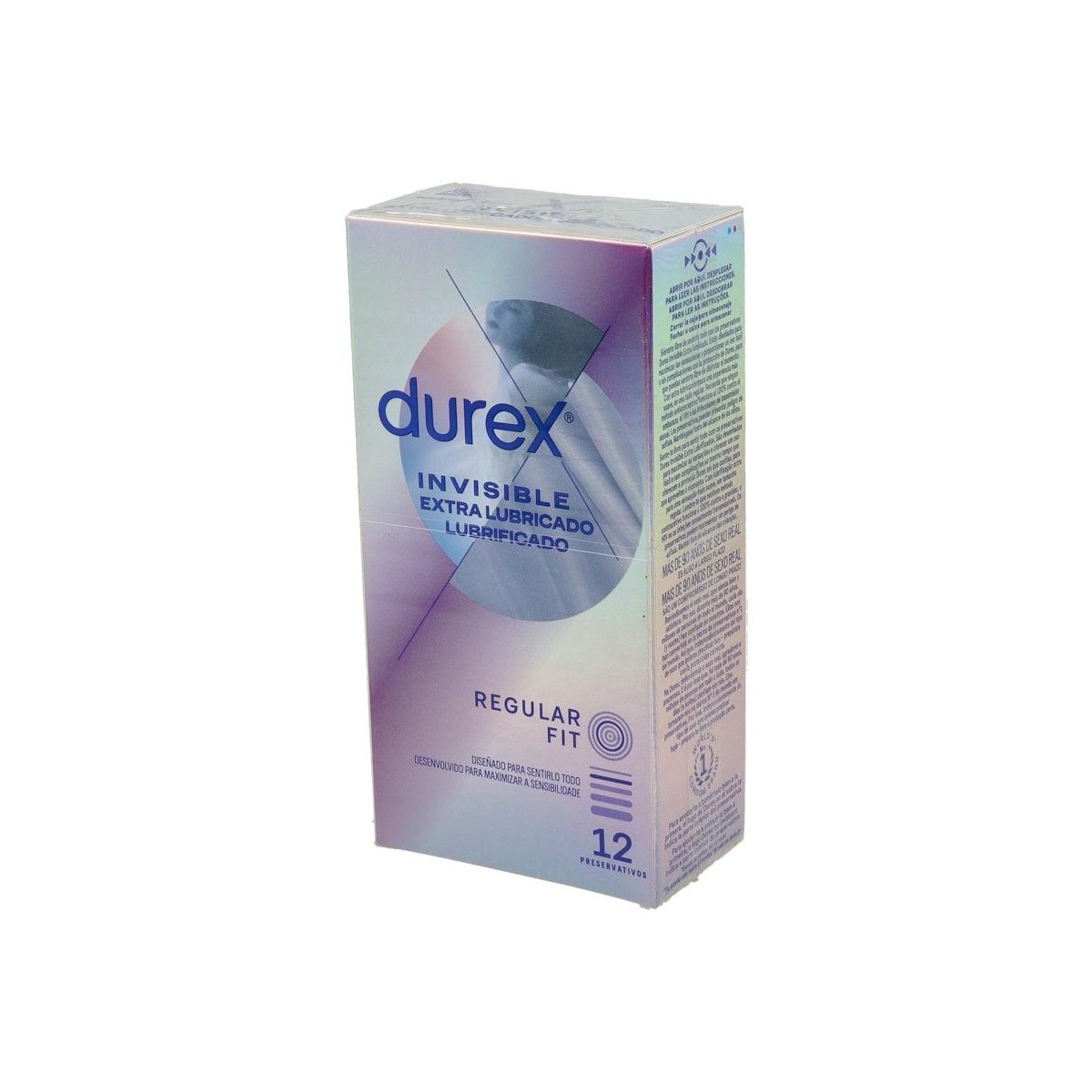 Durex Invisible Extra Lubricado 12 Ud
