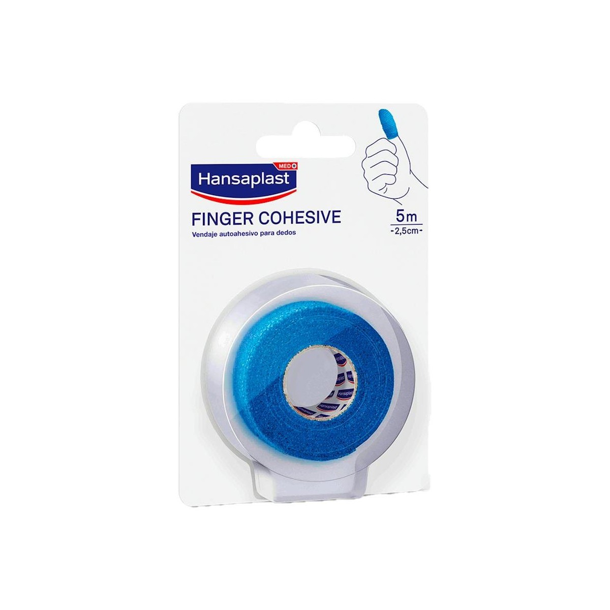 Venda Hansaplast Cohesiva Para Dedos Azul 5M X...