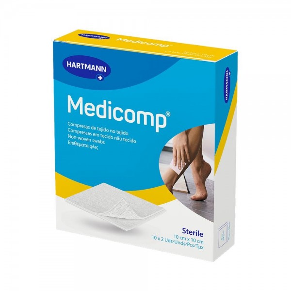 Medicomp gasa estéril 10x10 cm 20 uds