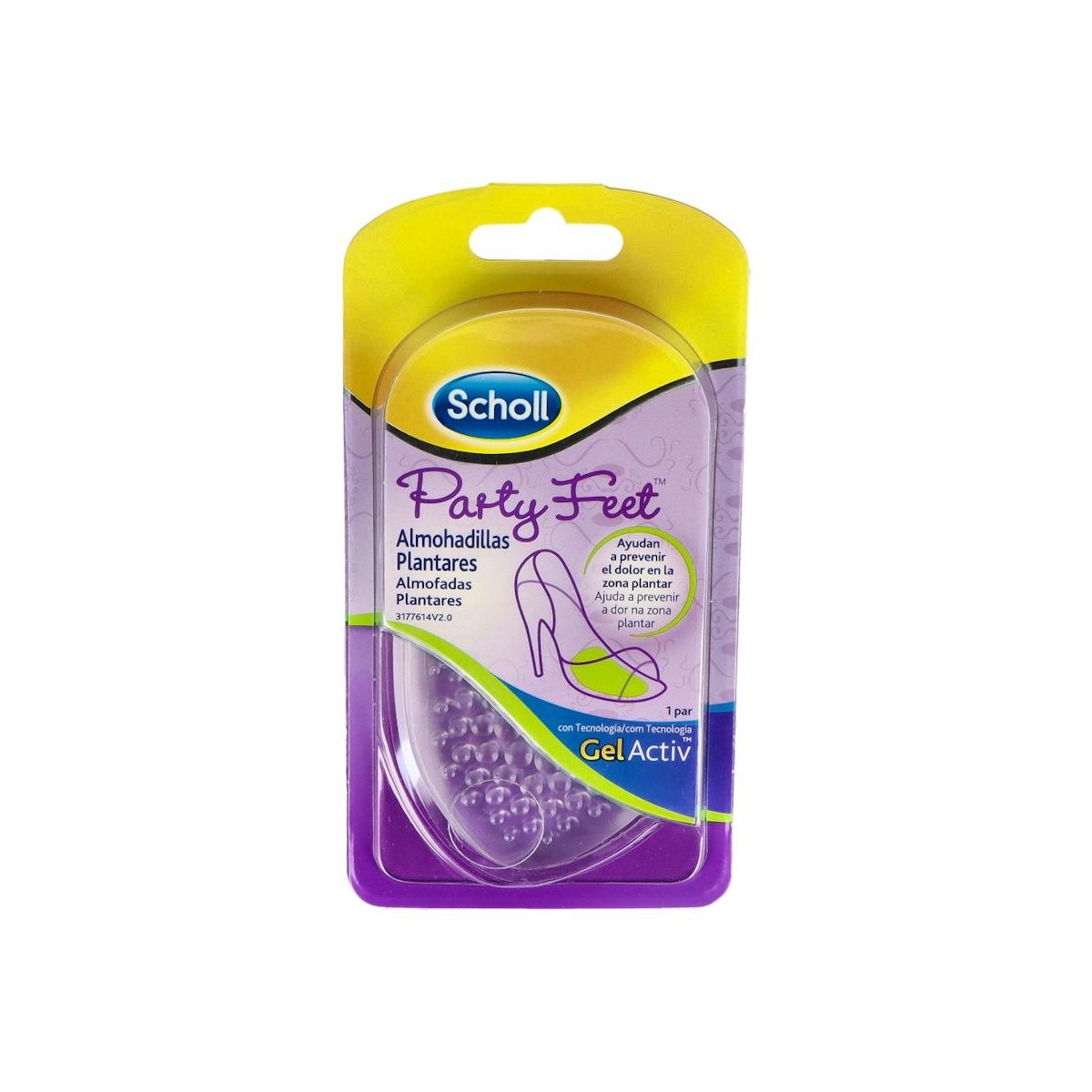 Almohadilla Scholl Gelactiv Plantar Antepie