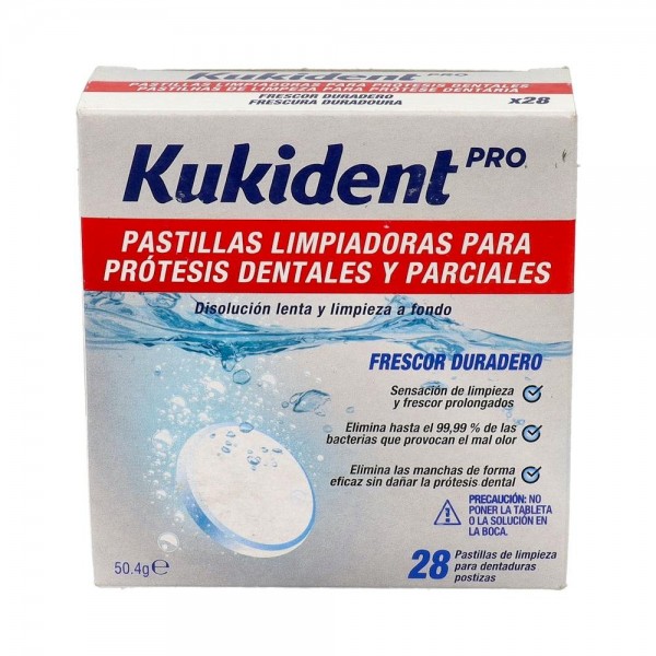 Kukident Pastillas Limpiadoras 28 U