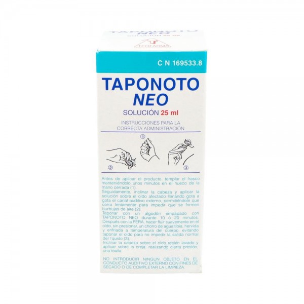 Taponoto Neo Sol Limpieza Oidos 25 Ml