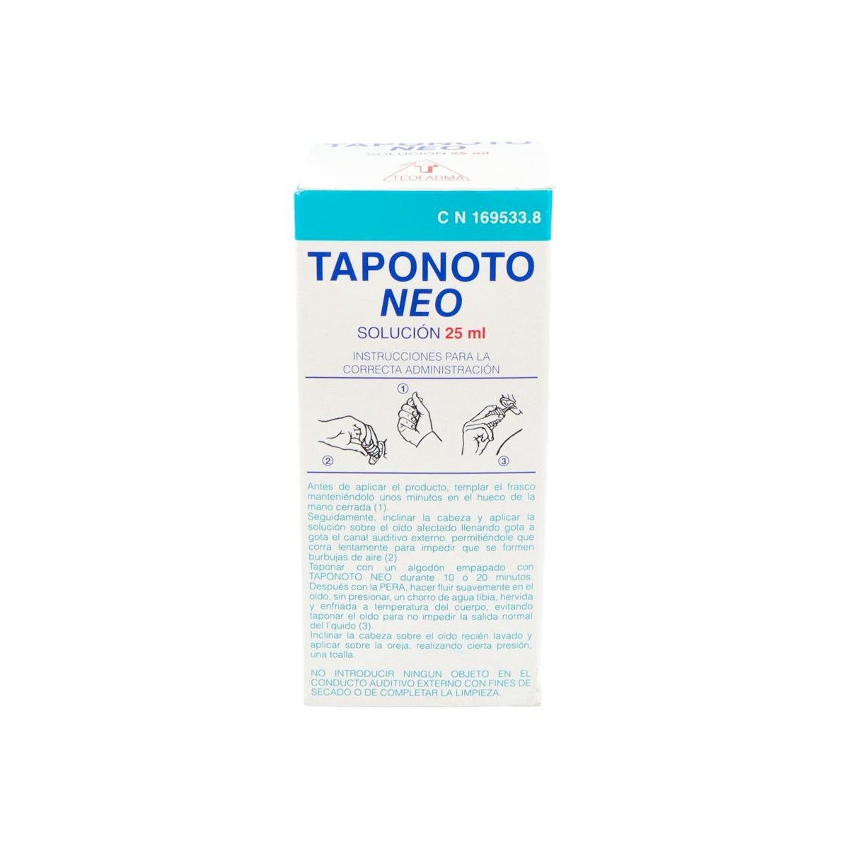 Taponoto Neo Sol Limpieza Oidos 25 Ml
