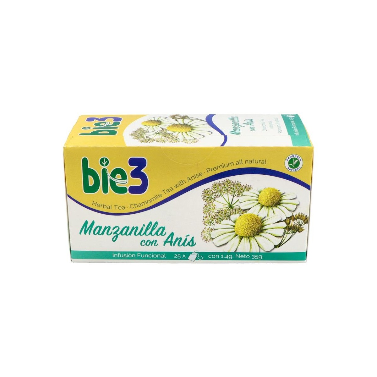 BIE 3 MANZANILLA ANIS INFUS 25BOLS
