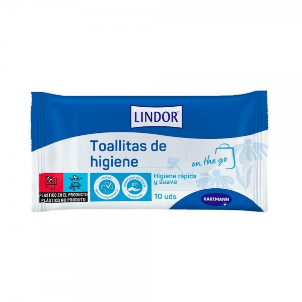 Lindor toallitas travel pack 10 uds