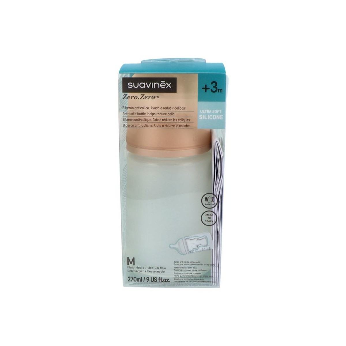 BIBERON SUAVINEX ZERO ZERO ANTIC TETINA SIL...