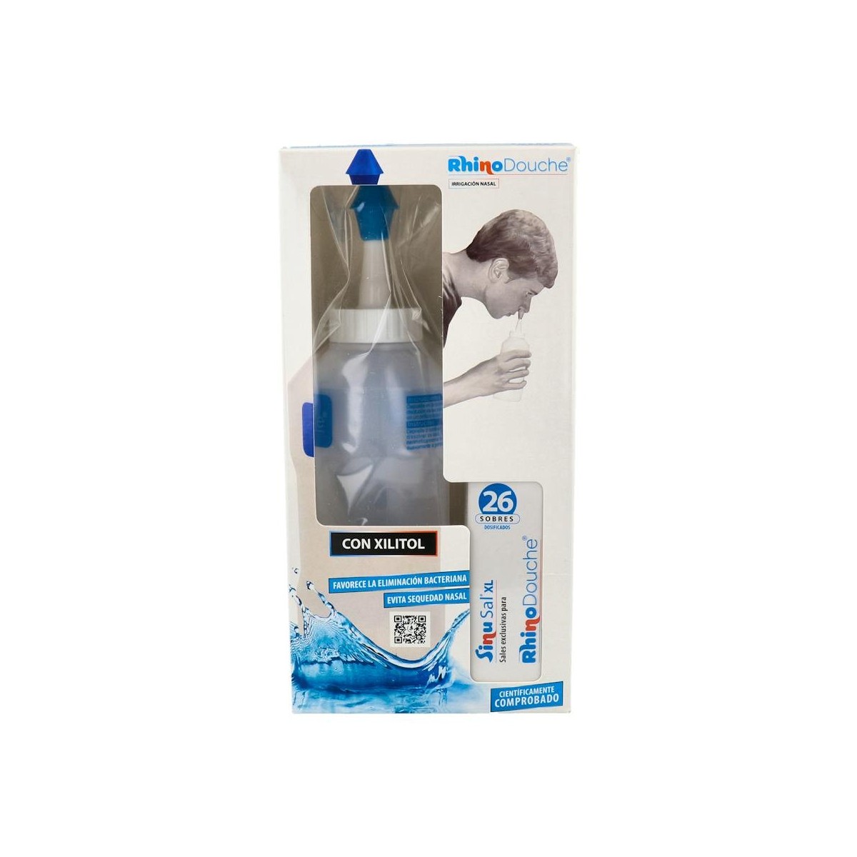 Rhinodouche Irrigador Nasal 500 Ml+ Sinusal Xl...