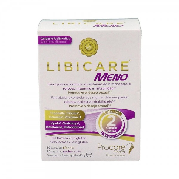 Libicare Meno 30 Caps Dia + 30 Caps Noche