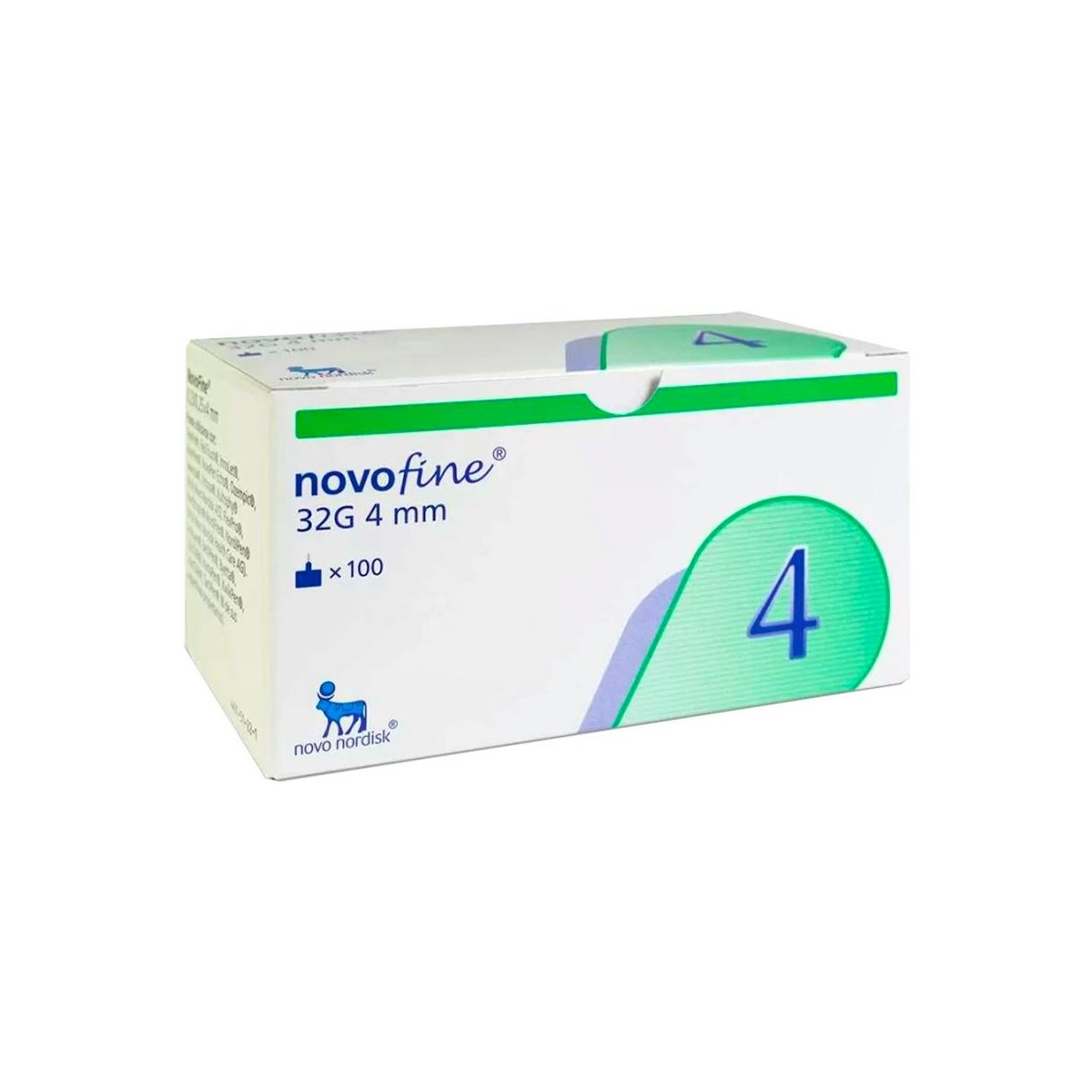 Aguja Novofine Est 32G 0,23/0,25X4 Mm 100 Un