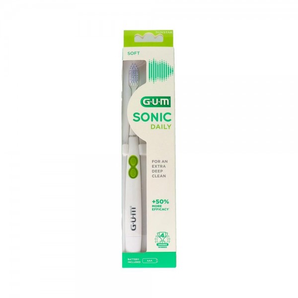 Cepillo Electrico Gum Sonic Daily Blanco