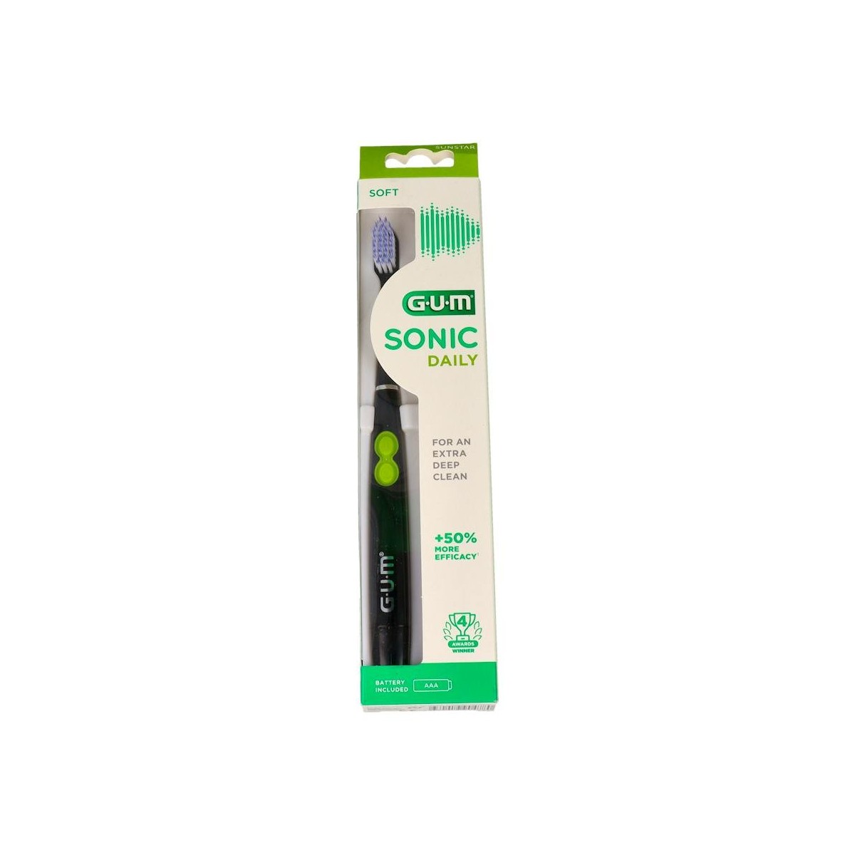 Cepillo Electrico Gum Sonic Daily Negro