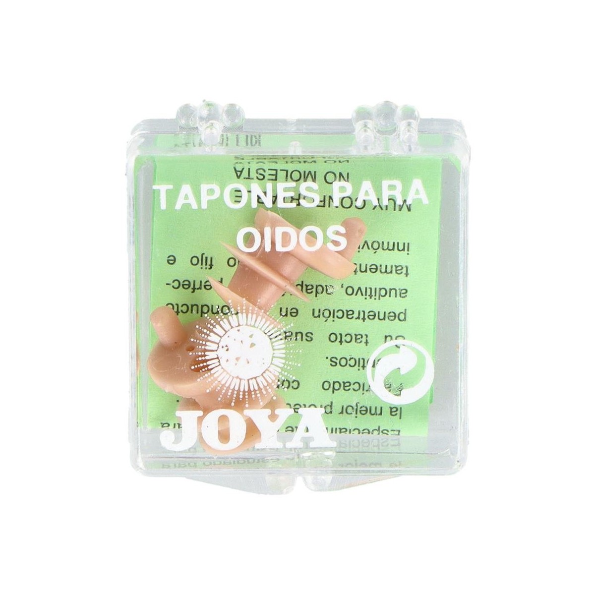Tapon Oido Goma Joya 2 Unid